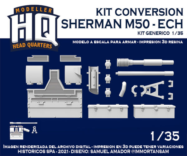 Kit Conversión - Sherman M50/M60 ECH - 1/35