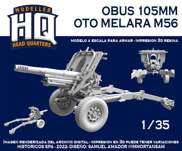 Obus 105mm Oto Melara MOD. 56