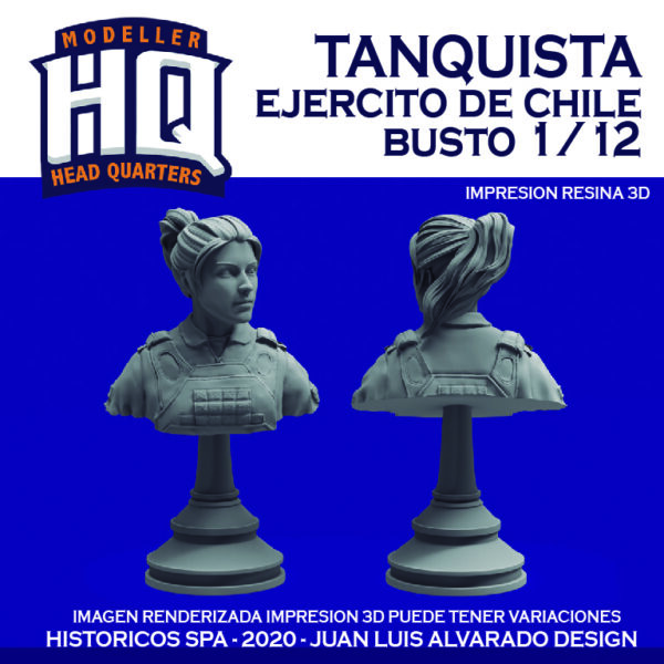 Busto Tanquista ECH - 1/10