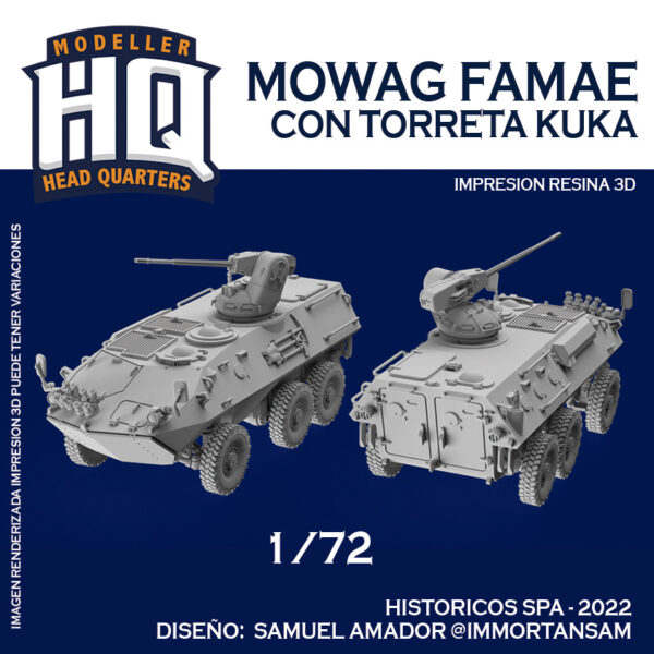 Mowag Famae 6x6 c/torreta KUKA ECH - 1/72