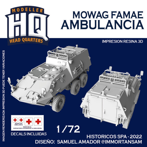 Mowag Famae 6x6 Ambulancia ECH - 1/72