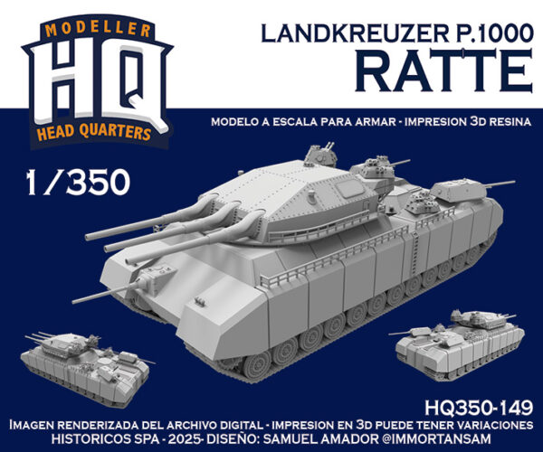 Landkreuze p.1000 Ratte - 1/350